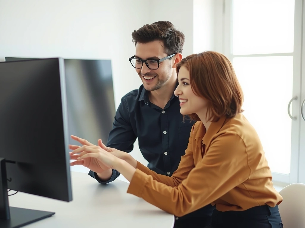 Collaboration at the studio